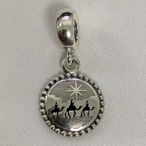 Pandora Three Kings Gift Of The Magi Christmas Charm Pendant, S925 Silver